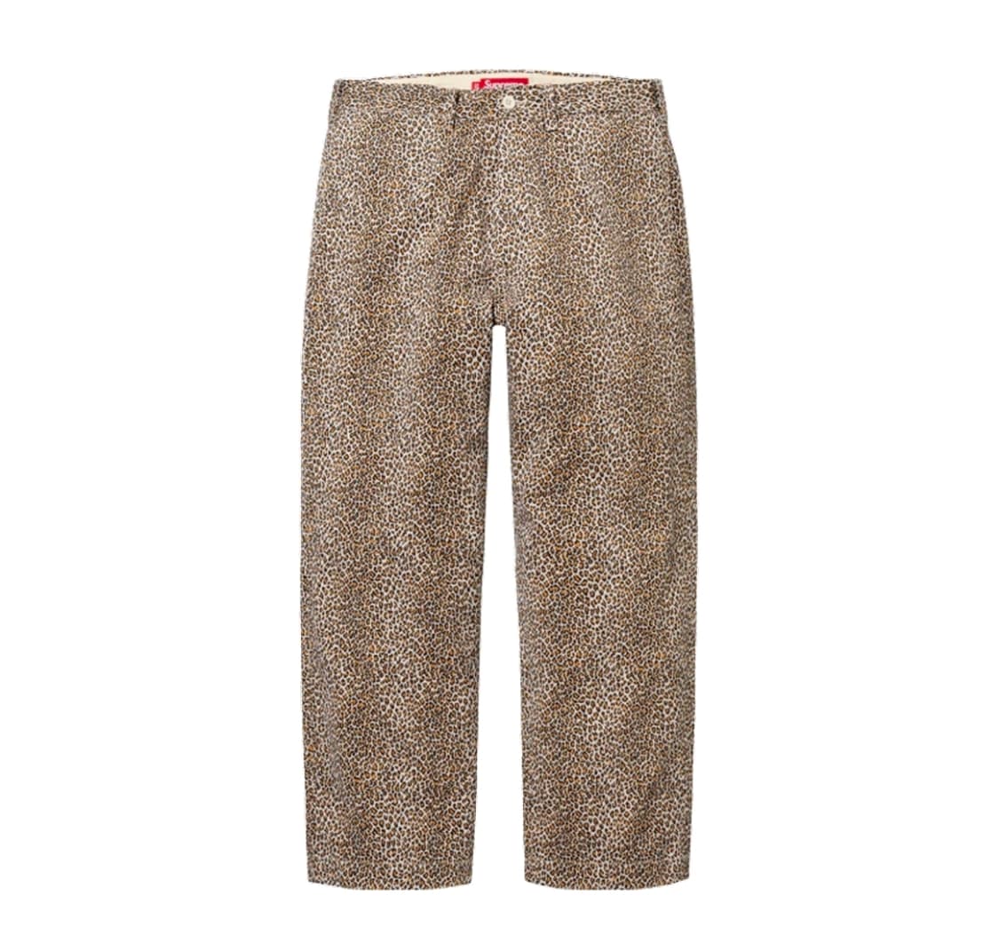 슈프림 치노 팬츠 레오파드 30사이즈 팔아요 상품이미지1