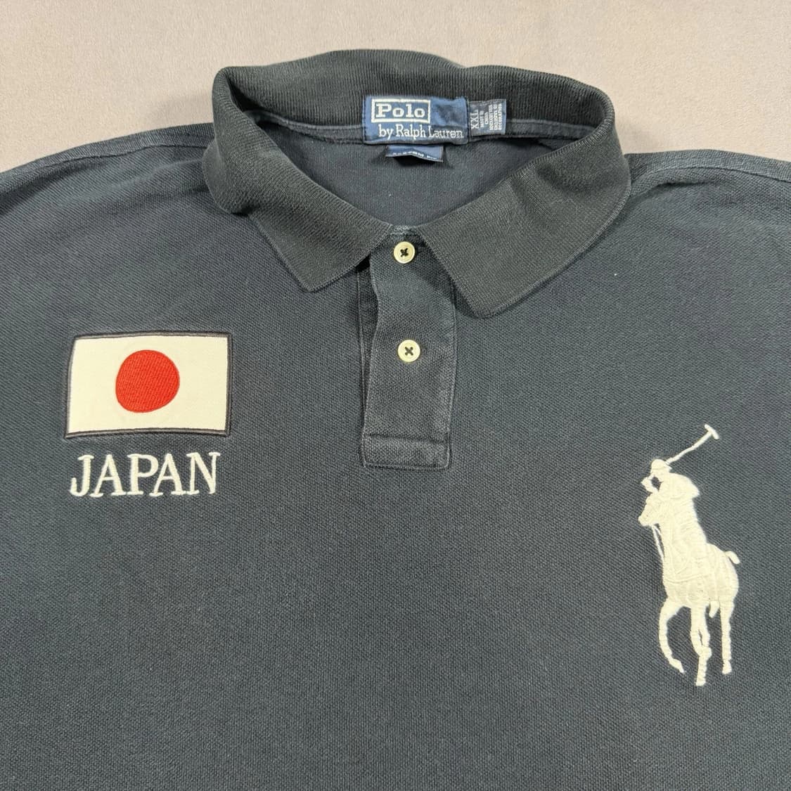 폴로 랄프로렌 빅포니 3 재팬 폴로 셔츠 블랙 상품이미지2