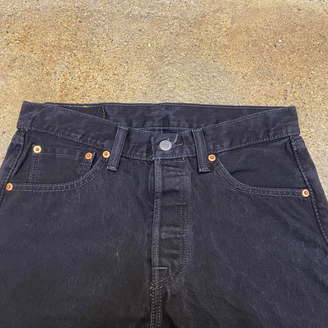 미국 빈티지 리바이스 501 블랙진 청바지 상품이미지2