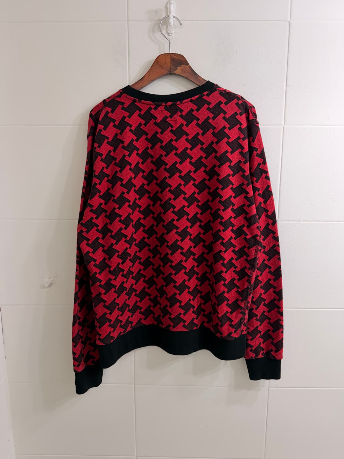 스투시 하운드투스 니트 블랙 레드 레더 스트릿 코디 세트 상품이미지7