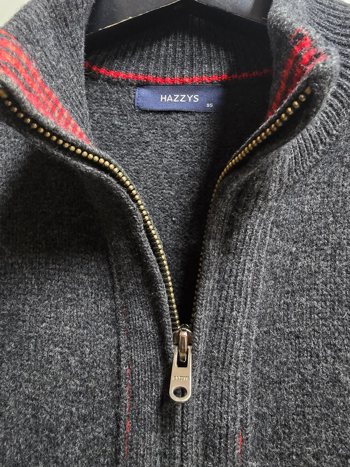 헤지스 울 집업가디건 95 상품이미지4