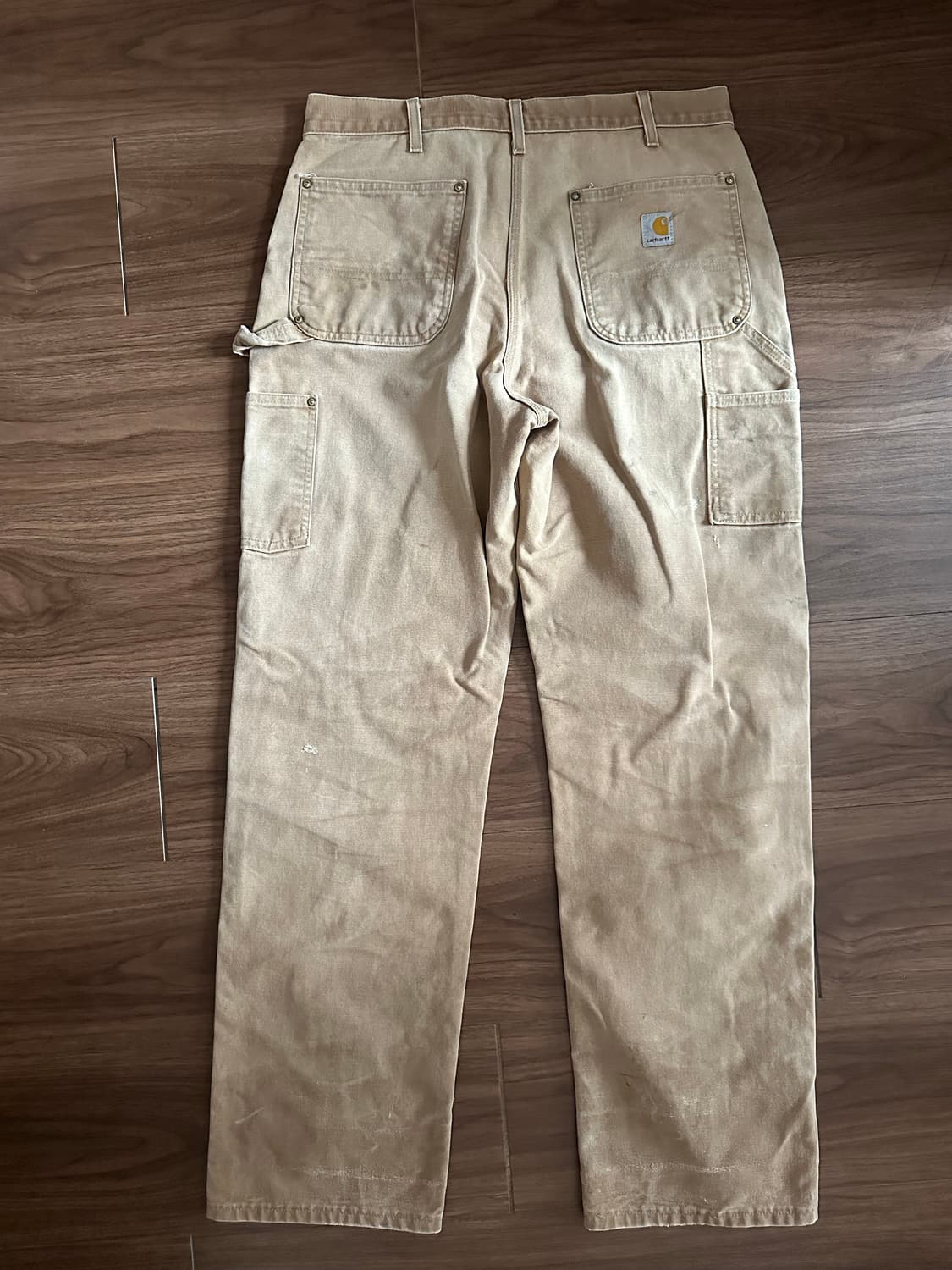 빈티지 칼하트 더블니 카펜터 워크팬츠 B01 BRN 34 상품이미지2