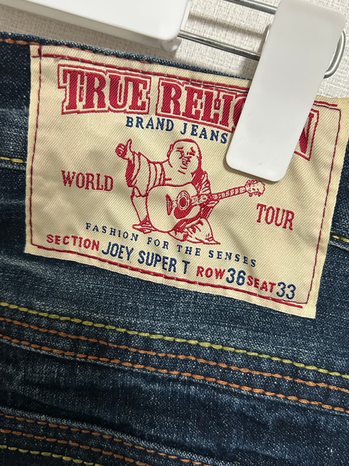 US 트루릴리젼 조이 슈퍼티 부츠컷 팬츠 새상품 상품이미지3