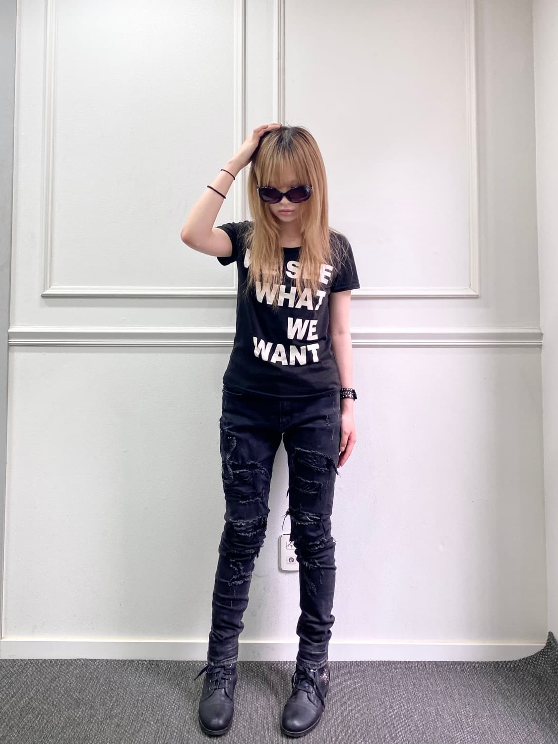 [PARK GIRL] WE SEE WHAT WE WANT Print Sl 상품이미지5