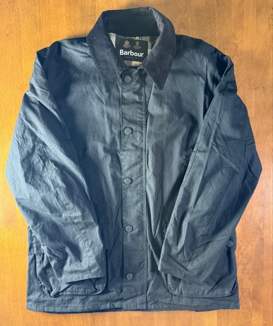 바버 애쉬비 자켓 XL (블랙) / 왁스감 거의 없음 / 상태 좋음 상품이미지1
