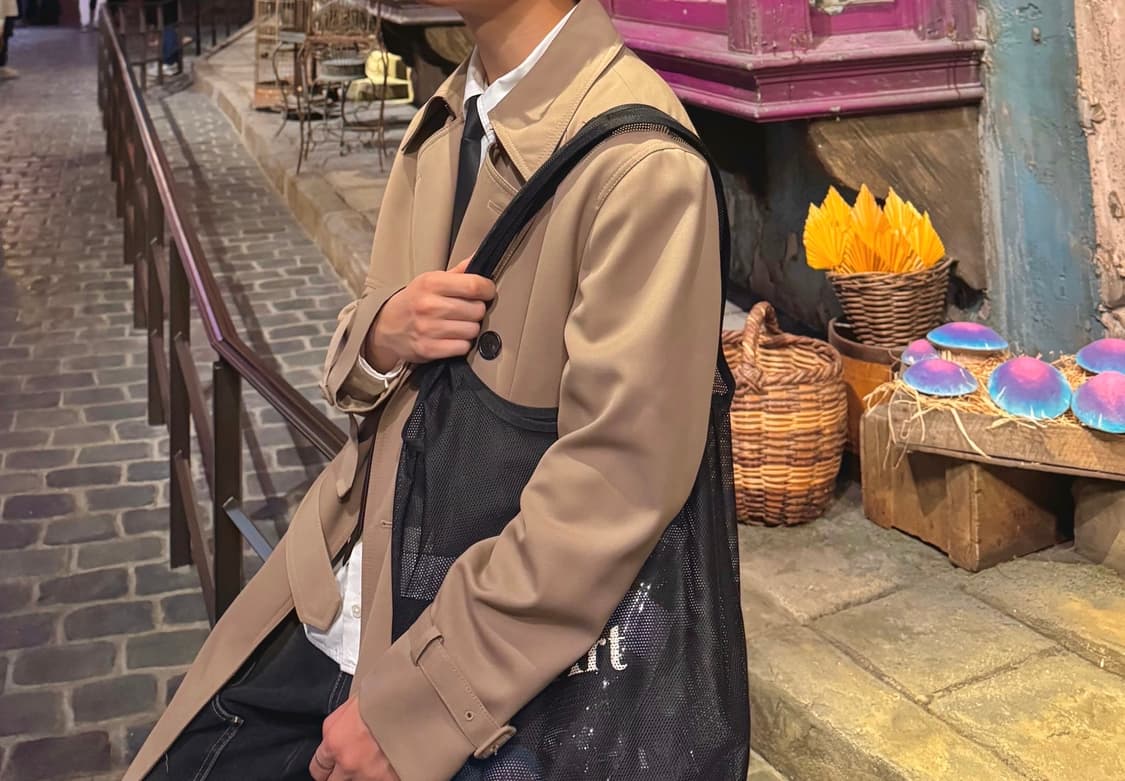 쿠어 울 트렌치 코트 s  상품이미지5