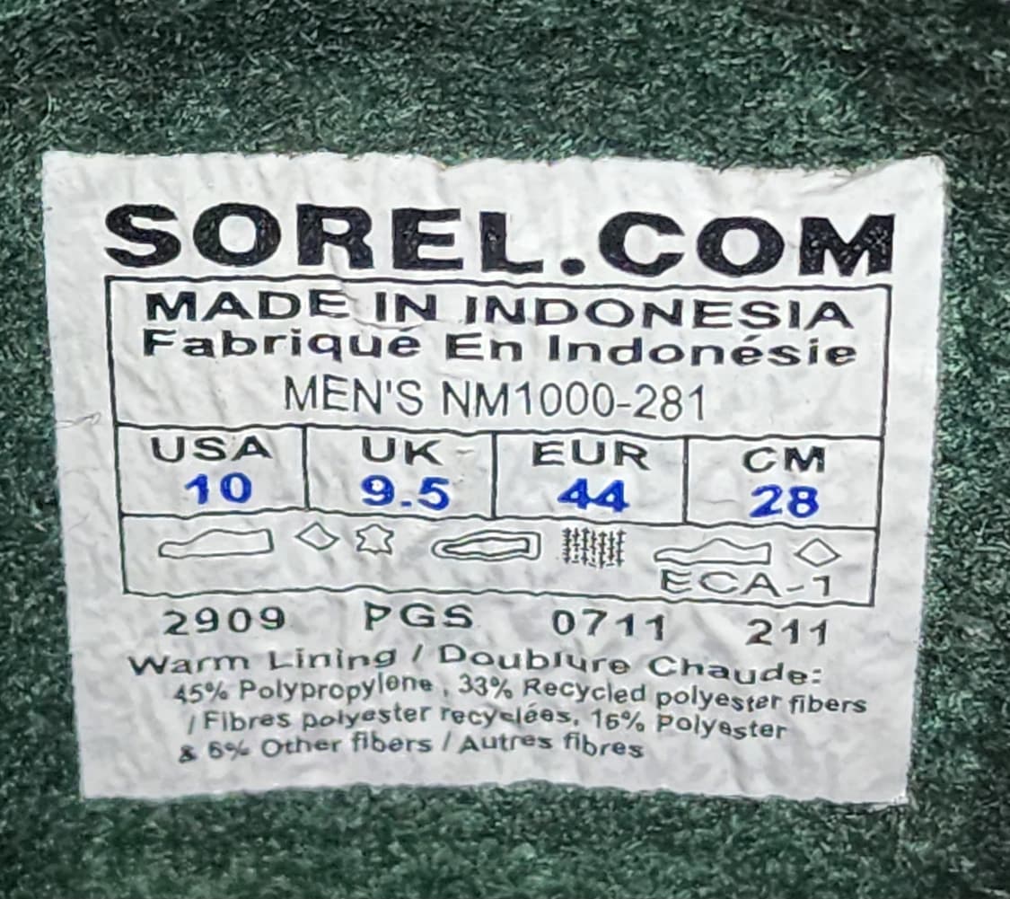 소렐 카리부 부츠 280 남성 방한화 방한부츠 스노우부츠 LB59 상품이미지8
