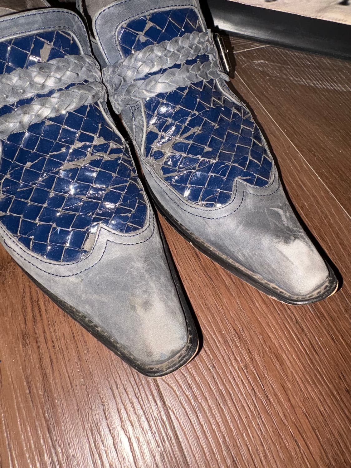 Tornado mart blue Crocodile Leathe shoes 상품이미지7