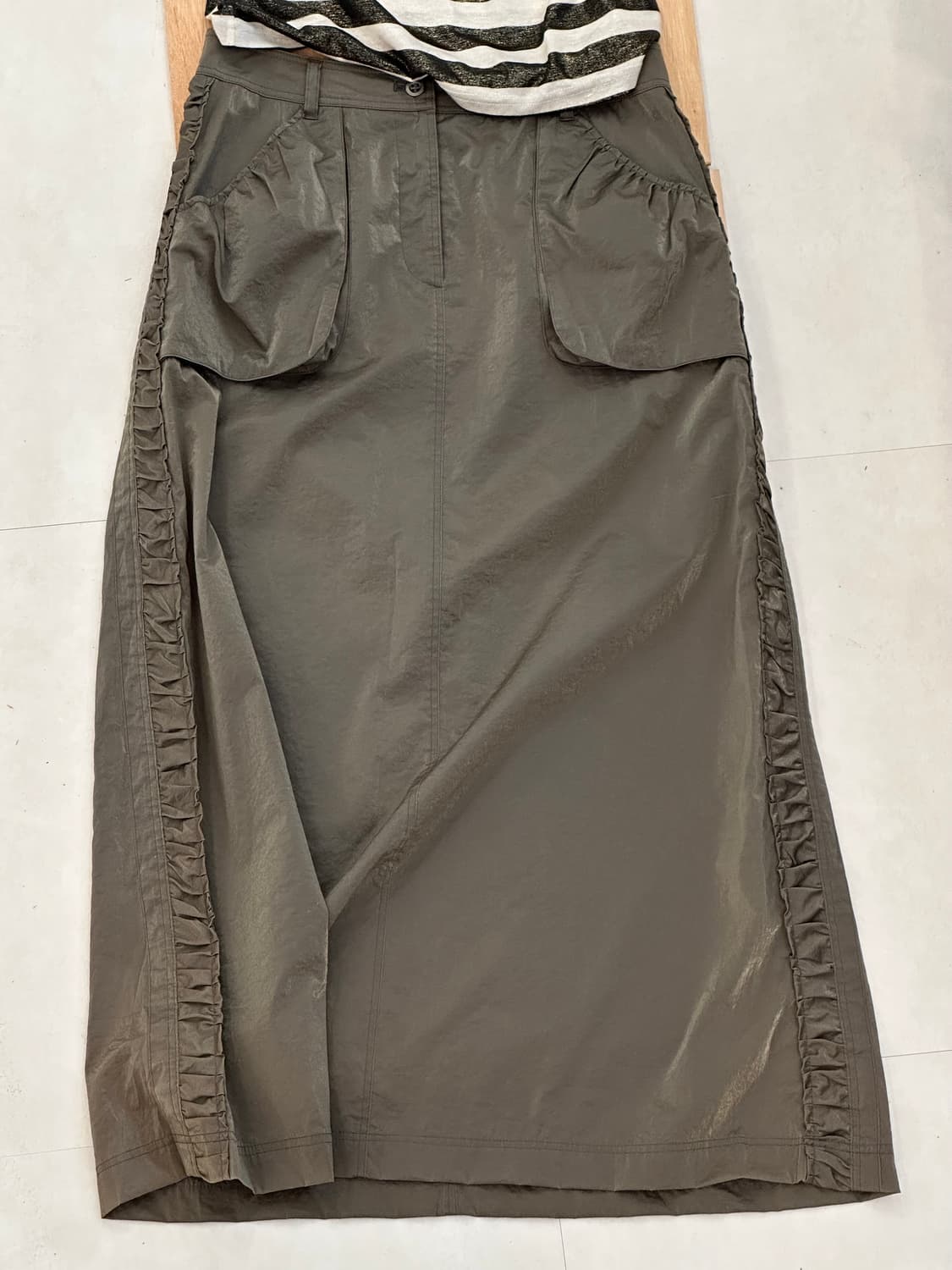 [Hiroko Koshino] side shirring skirt 상품이미지5