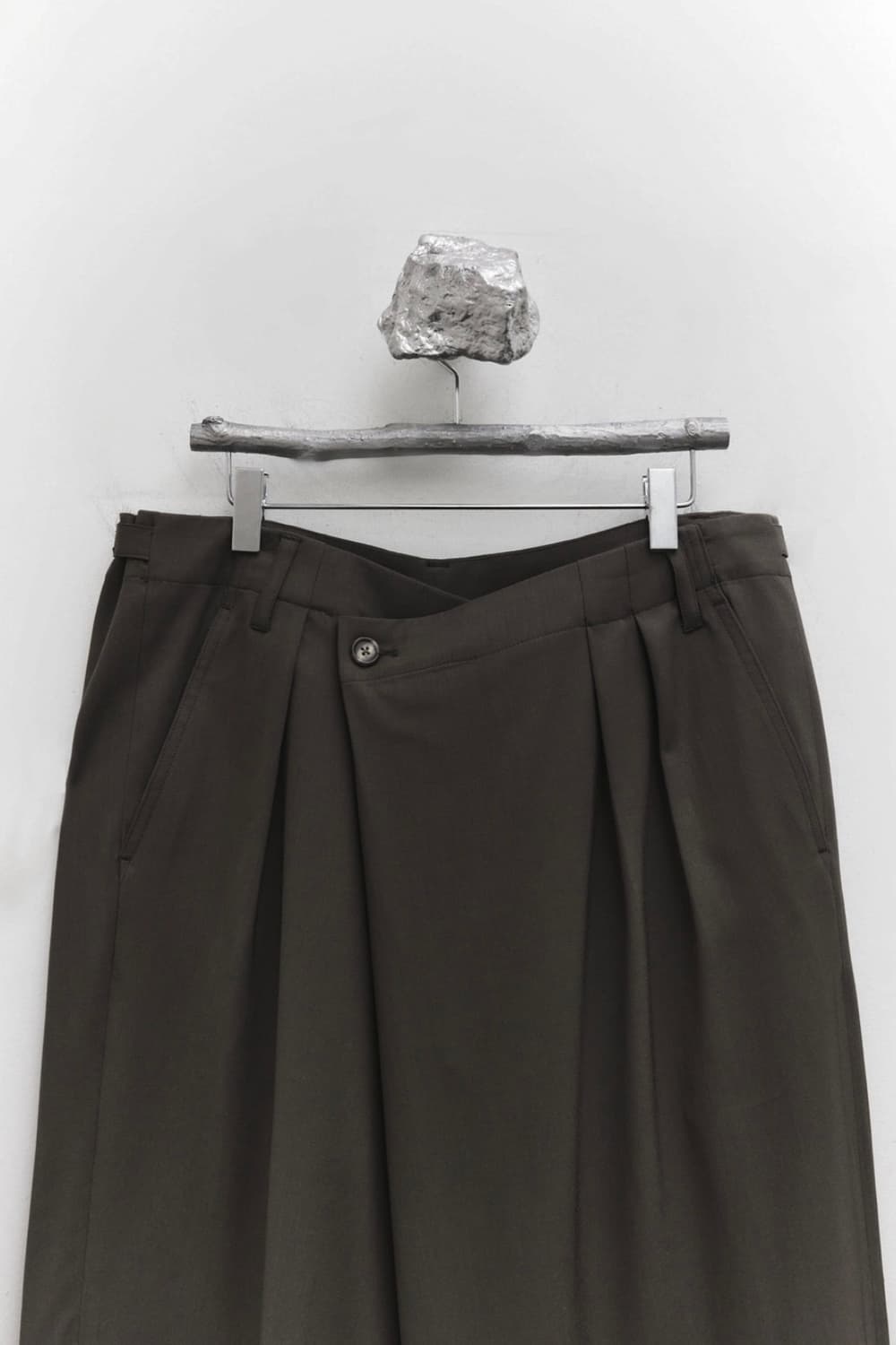 유스 25ss Wrapped Pants brown  M 상품이미지1