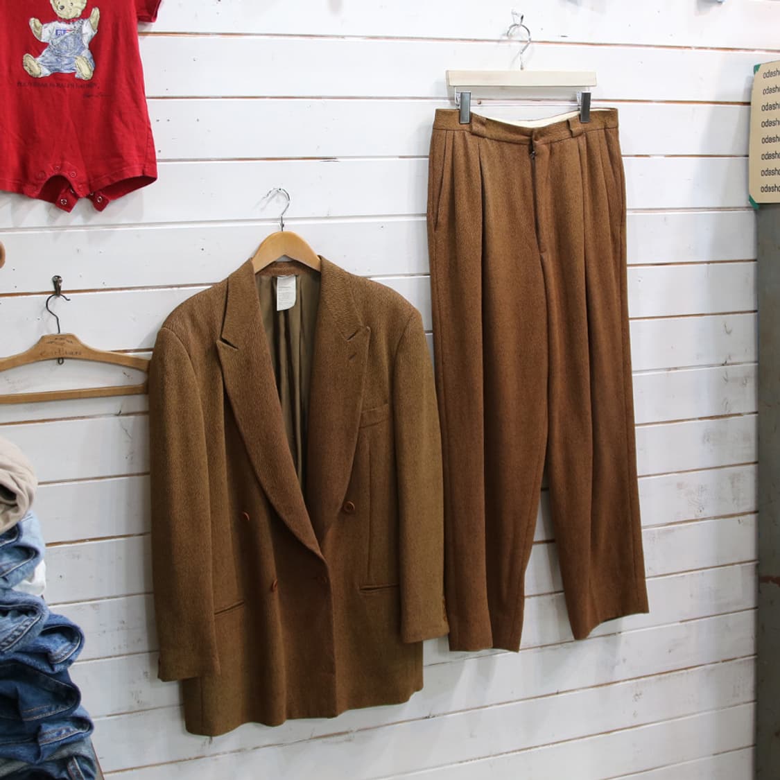 (착용컷) GIORGIO ARMANI 더블 브레스트 셋업 (남성용) 상품이미지1