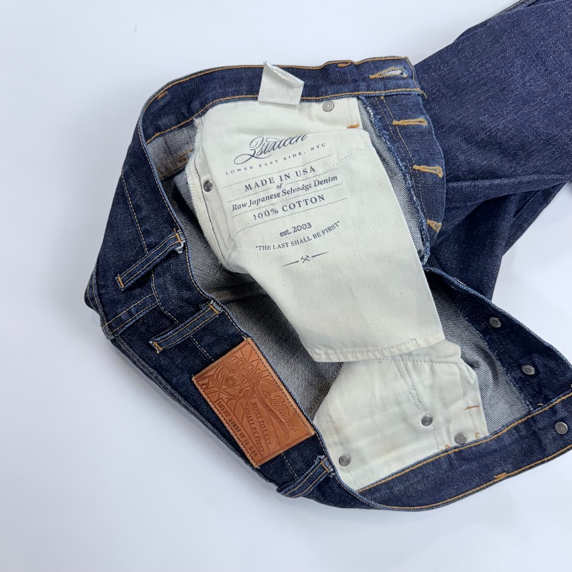 쓰리식스틴 3sixteen 셀비지 데님팬츠 상품이미지3