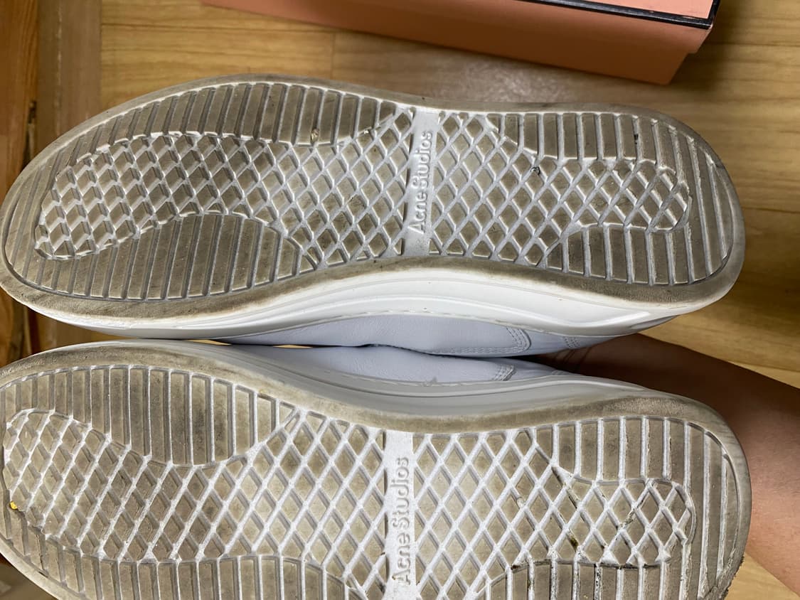 아크네 스튜디오 Bennie M 화이트 스니커즈 250(거의 새거) 상품이미지7