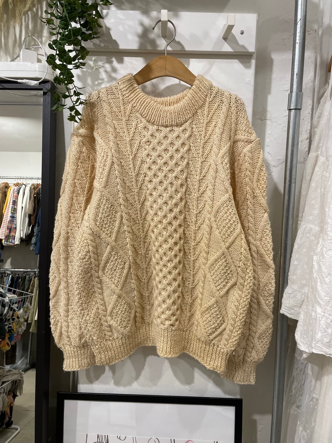 피셔맨 꽈배기 울 니트 상품이미지6