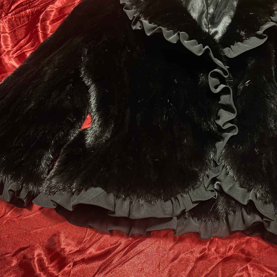 밍크 100% 고딕 레이스 퍼 자켓 상품이미지2