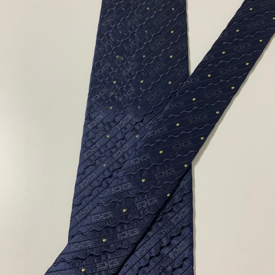 구찌(GUCCI) 명품 GG모노그램 넥타이 B+등급 9.4cm 상품이미지3
