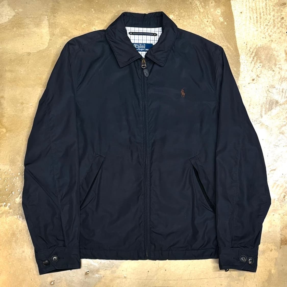 M 폴로랄프로렌 블랙 블루종 스윙탑 재킷 상품이미지2