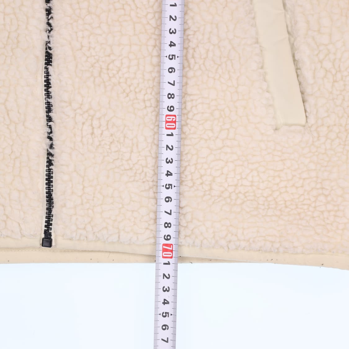 100 디스커버리 크림 뽀글이 플리스 집업 자켓 N7360 상품이미지7