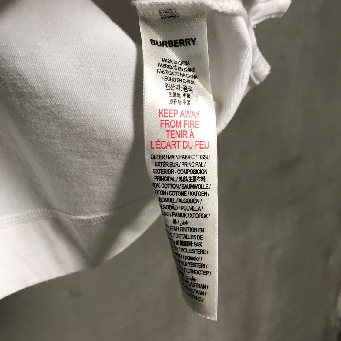 버버리 반팔 티셔츠 14Y(W) 상품이미지7