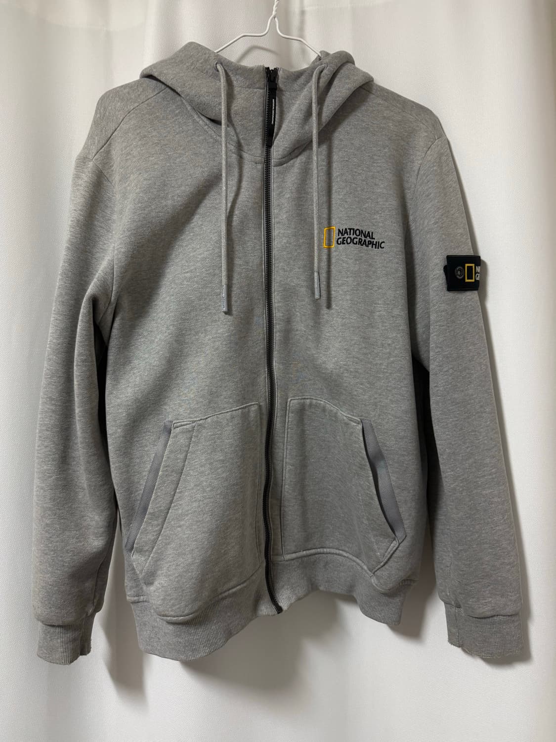 네셔널지오그래픽 기모 후드집업 상품이미지1