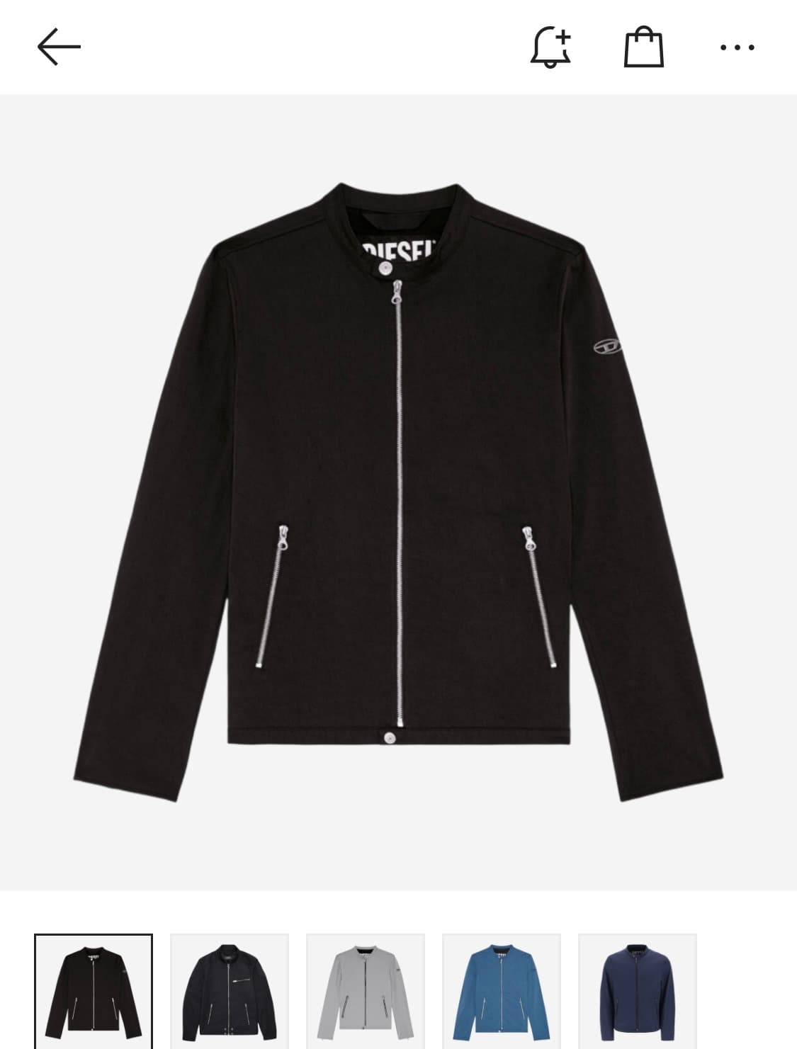 (새상품)Diesel J-Glory-NW Jacket Black M사이즈 상품이미지1