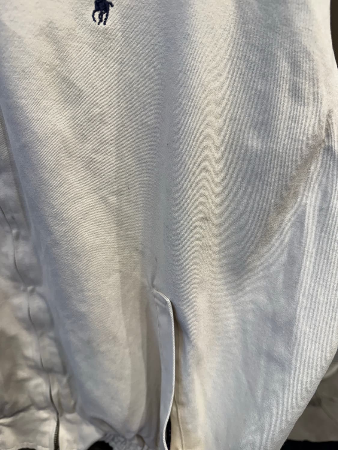 폴로 화이트 블루종 s 상품이미지5