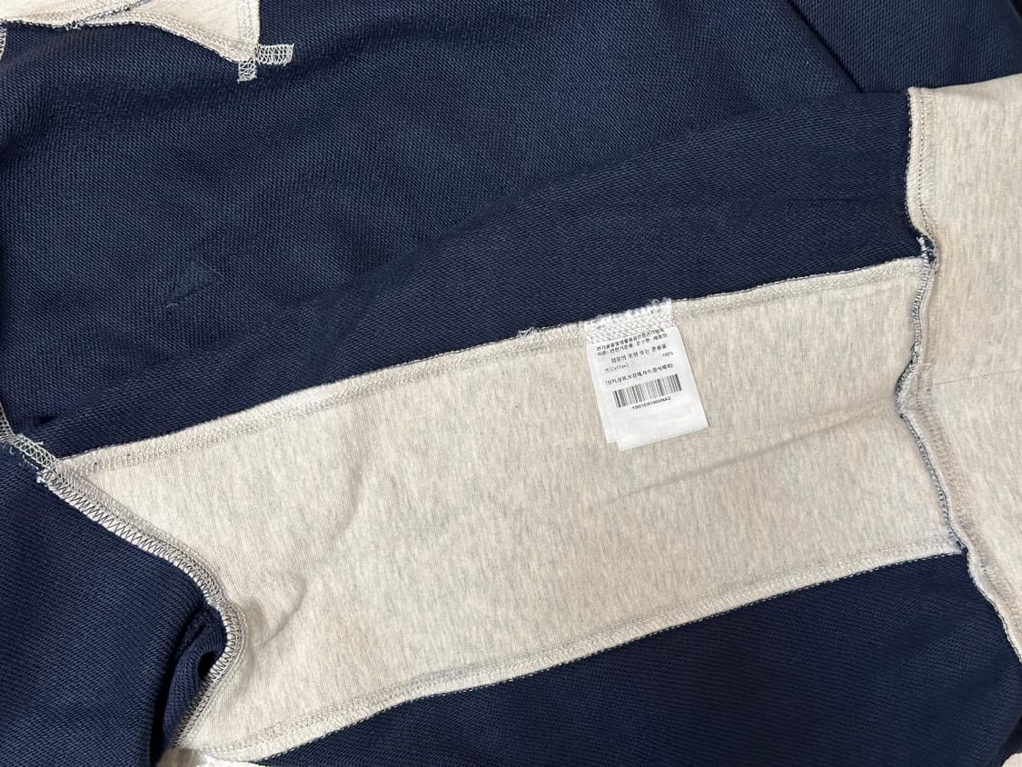 STITCH CREWNECK NAVY/OAT 상품이미지8