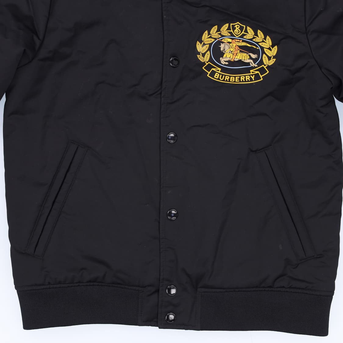 [12Y/152CM] 버버리 키즈여성 블랙 봄버자켓 0119H2 상품이미지3