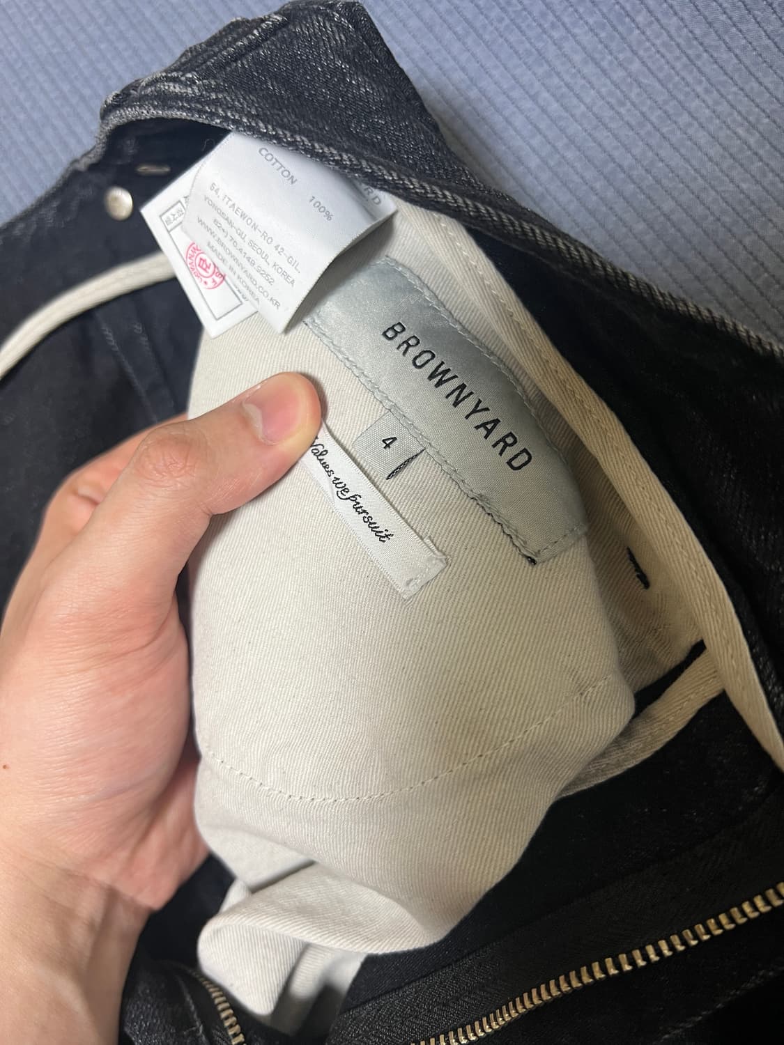 (새상품) 브라운야드 스트레이트 데님 4사이즈 상품이미지4