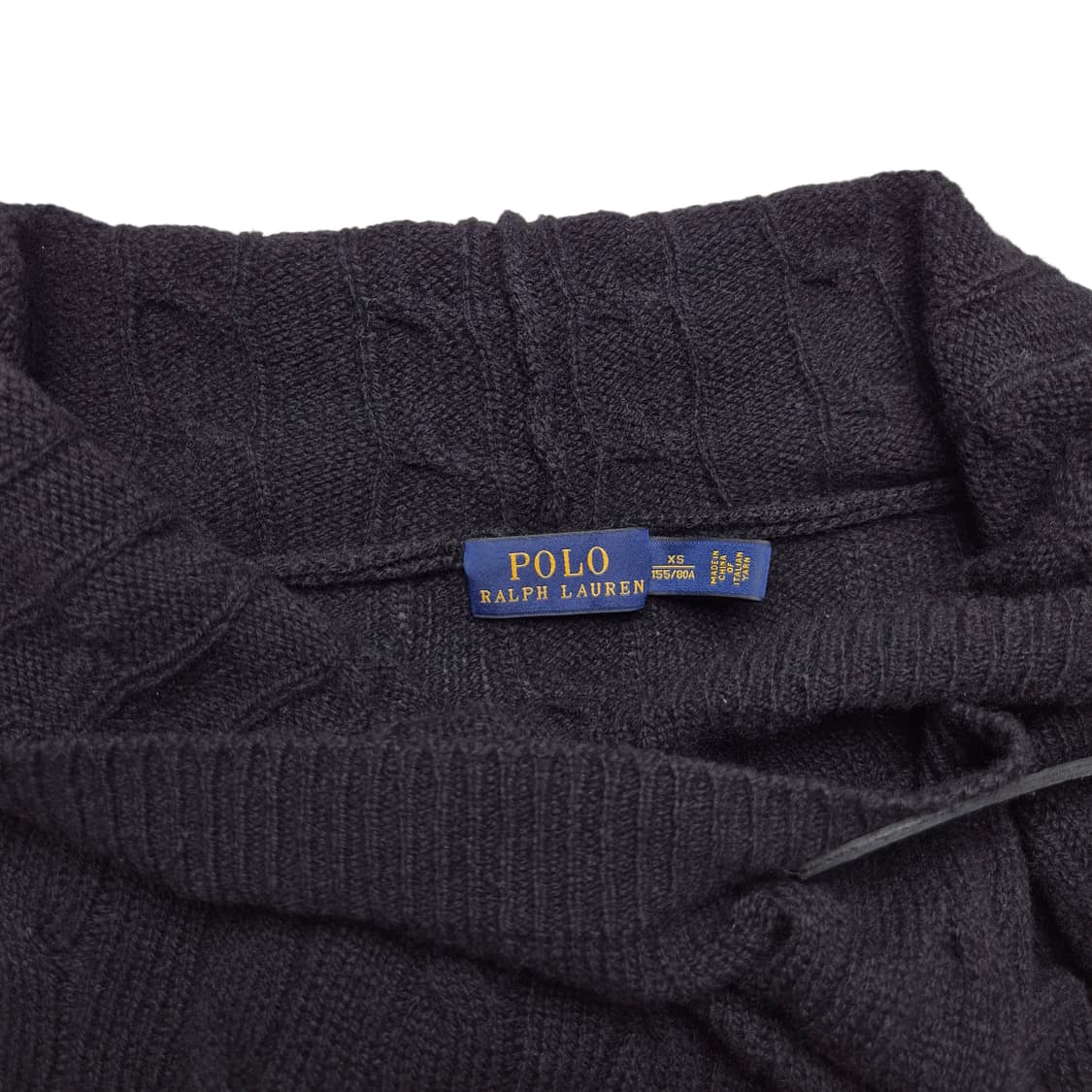 [XS] 폴로 랄프로렌 울 캐시미어 숄케이프 랩니트 상품이미지5