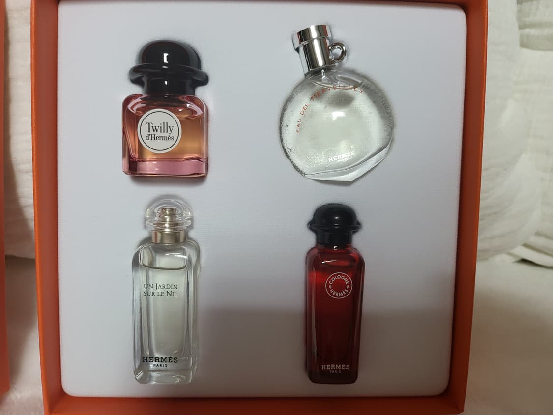 새상 면세점 에르메스 디스커버리 미니 향수 4종 세트 상품이미지2