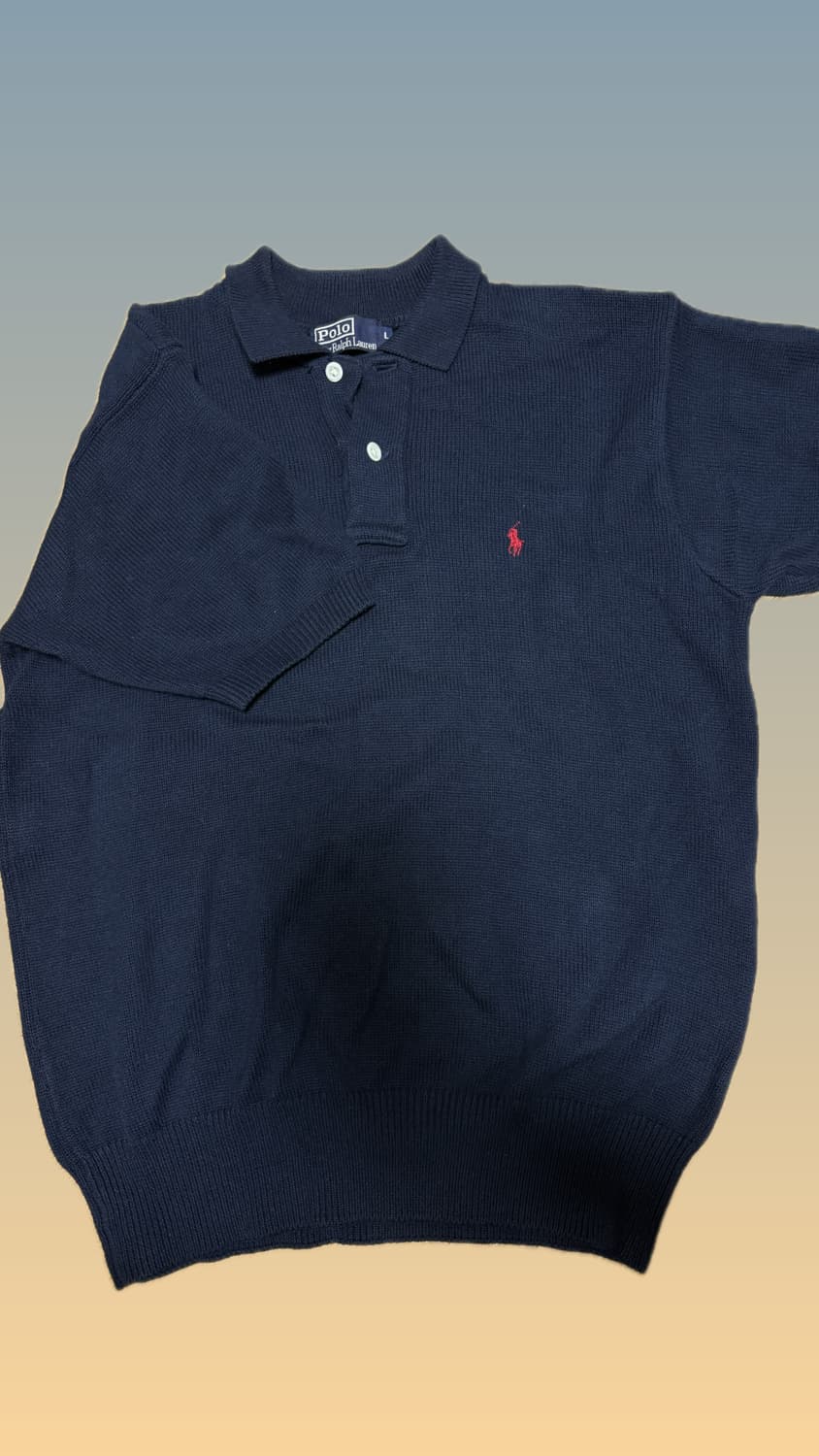 폴로 반팔 니트 L 빈티지  상품이미지1