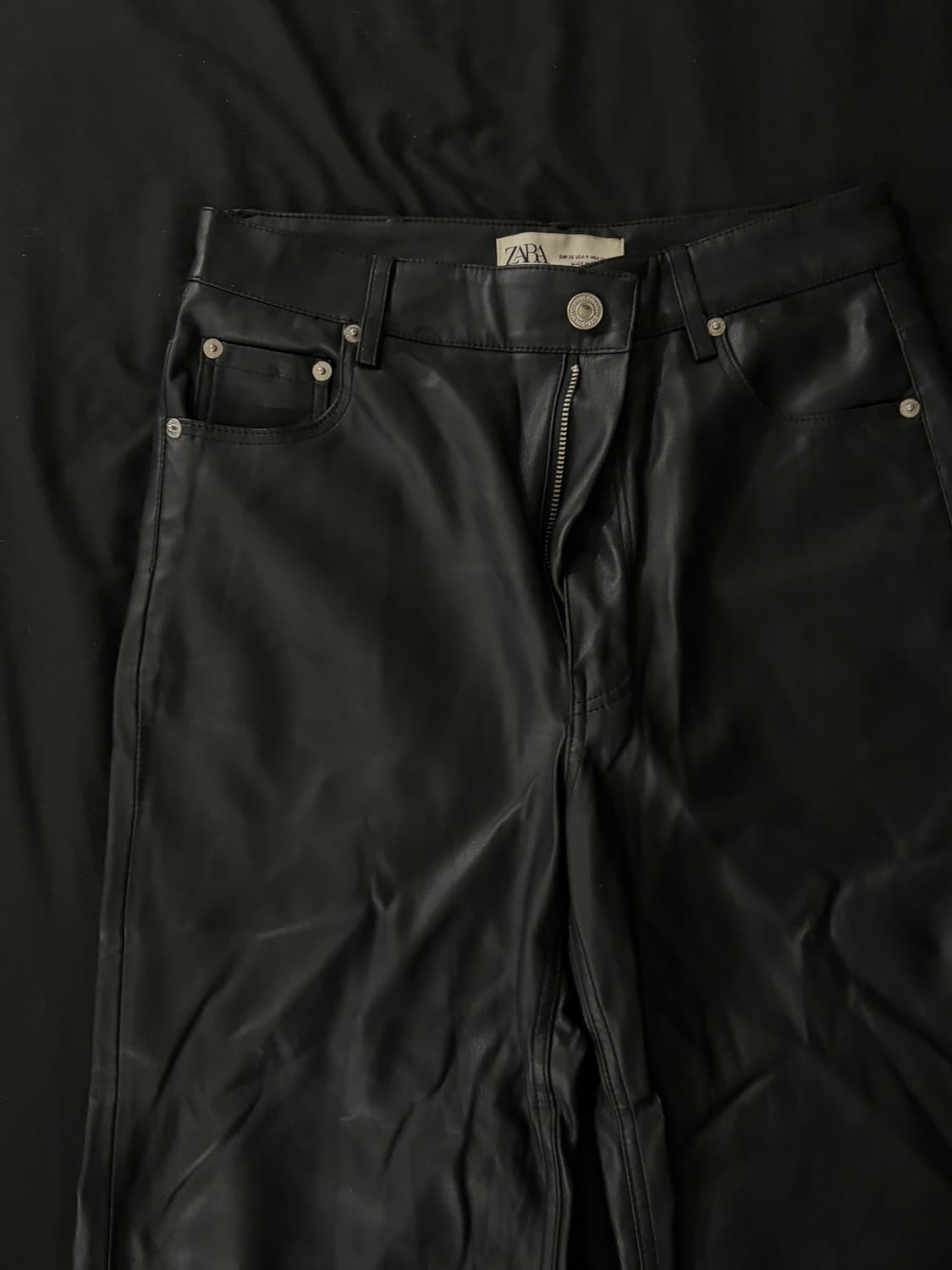 자라 레더팬츠 상품이미지1