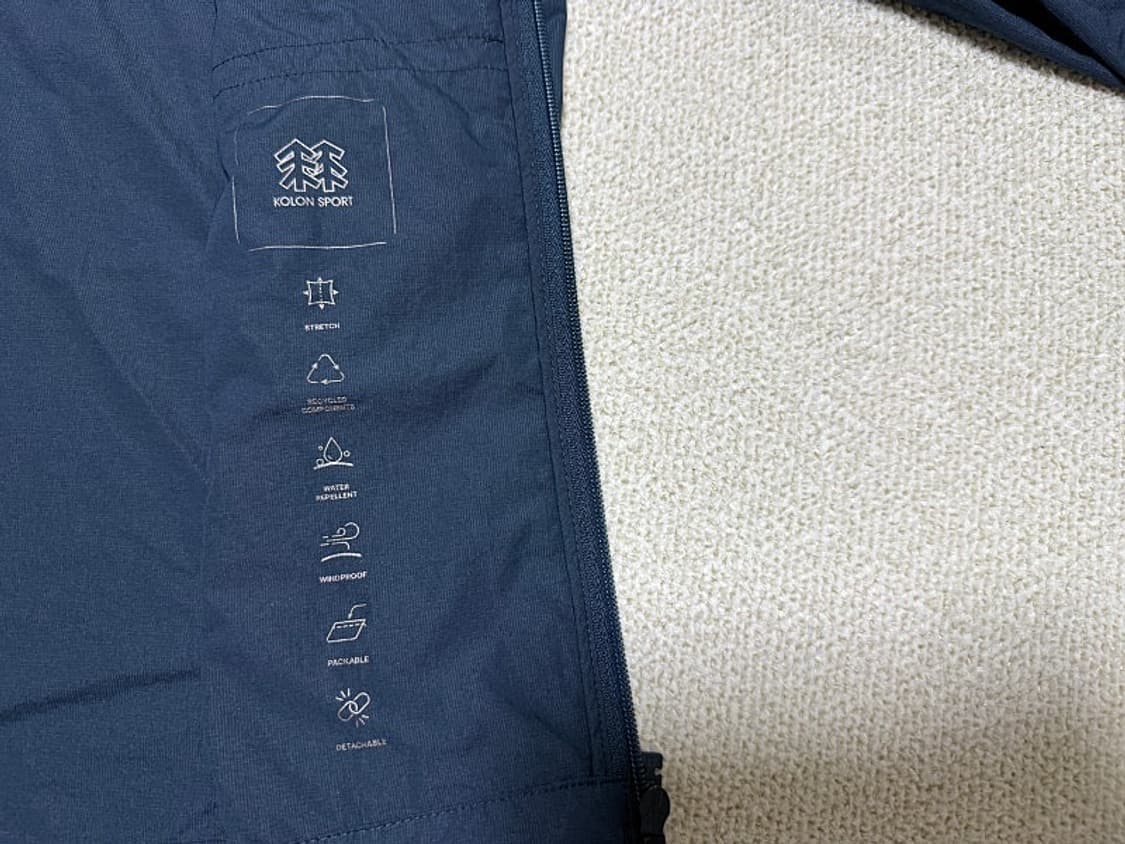 코오롱 스포츠 제노아 경량자켓 남성용 100사이즈 상품이미지5