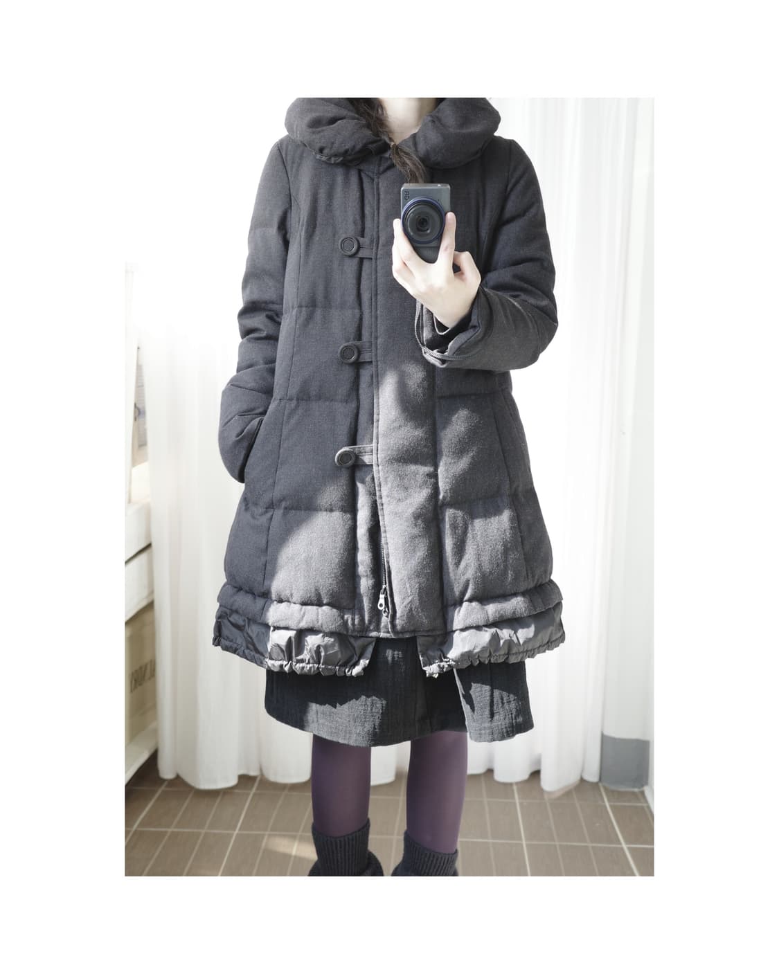 Charcoal nine padded jacket 상품이미지2