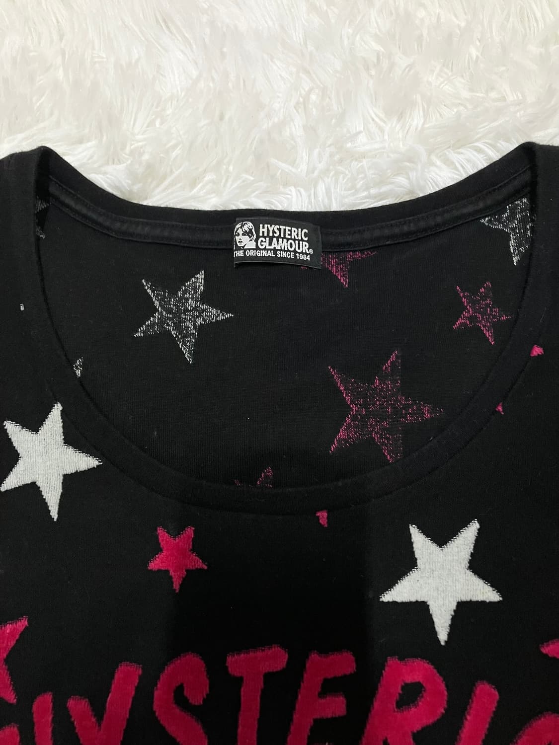 hysteric glamour 히스테릭글래머 히스걸 별 패치 태리 반팔 상품이미지4