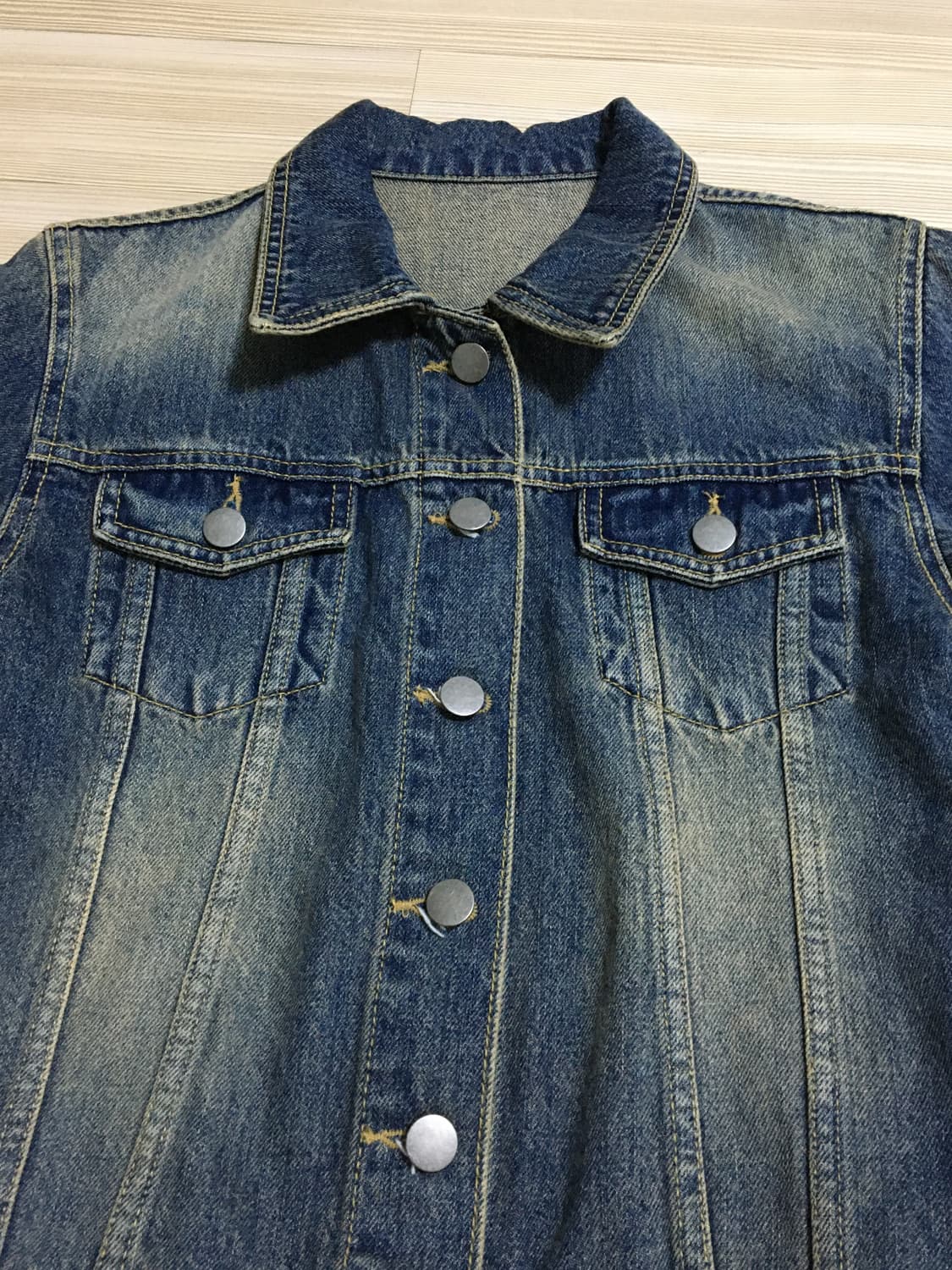 핏 예쁜 청자켓 상품이미지3