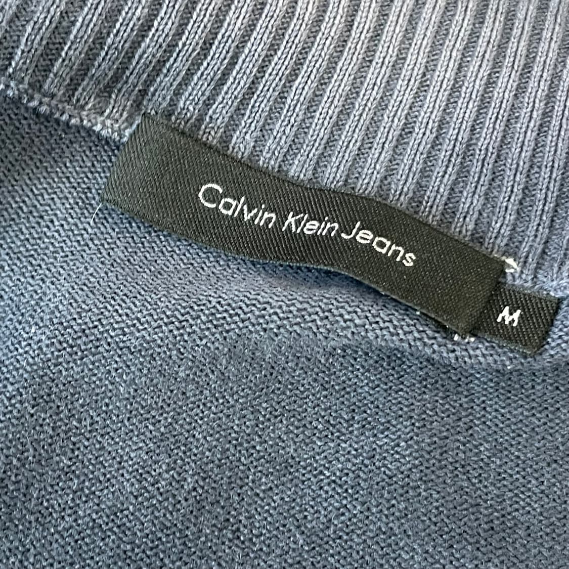 Calvin Klein Jeans 가먼트워싱 니트짚업 상품이미지9