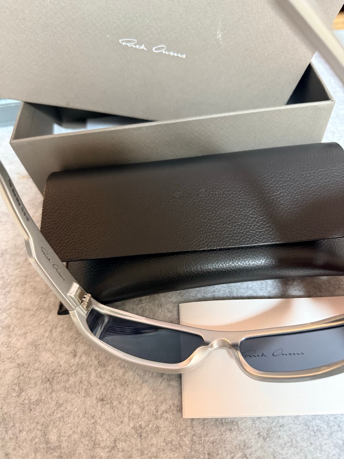 릭오웬스 포그 선글라스 실버 상품이미지3