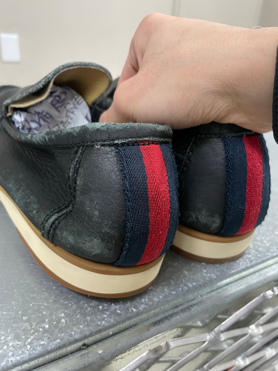 구찌 레더 슬립온 42 상품이미지8