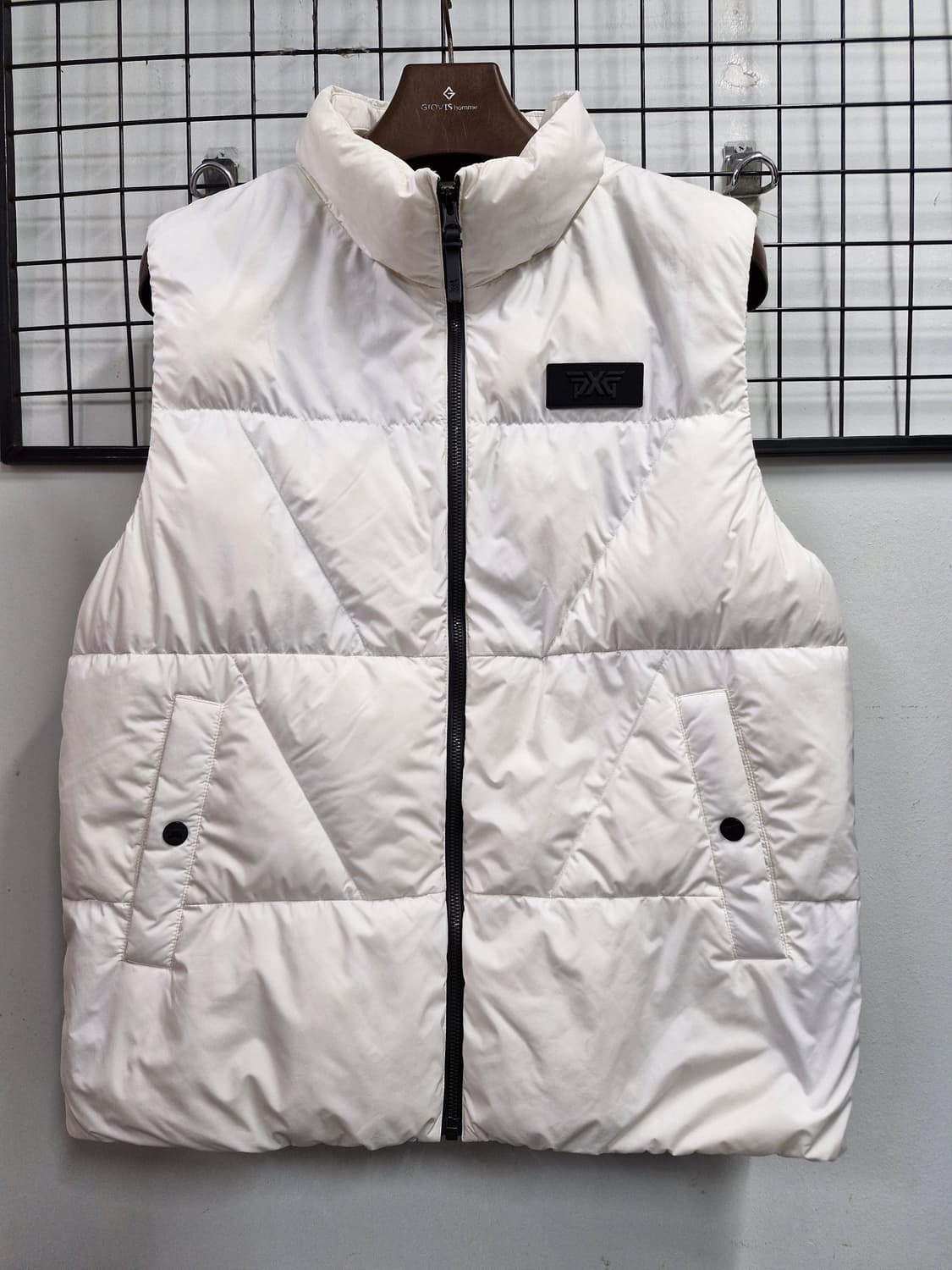 100L PXG 화이트 웰딩 다운 조끼 베스트. 상품이미지1