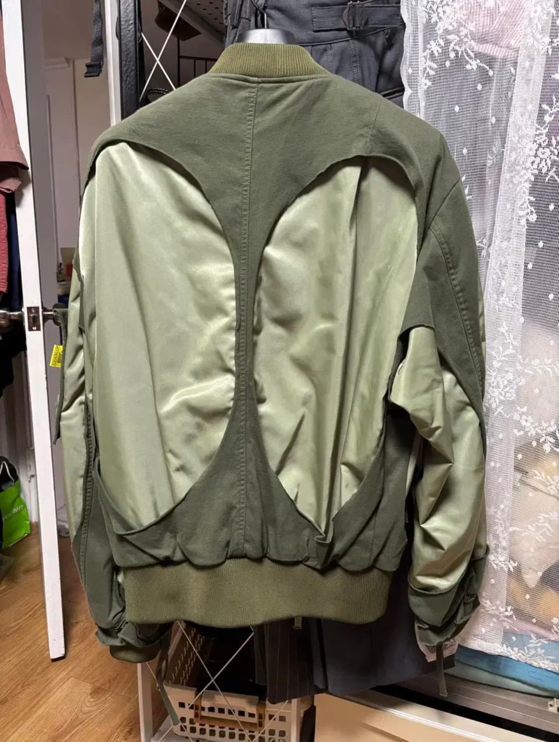 50) DIESEL 디젤 J 크로스 봄버 재킷 그린 상품이미지3