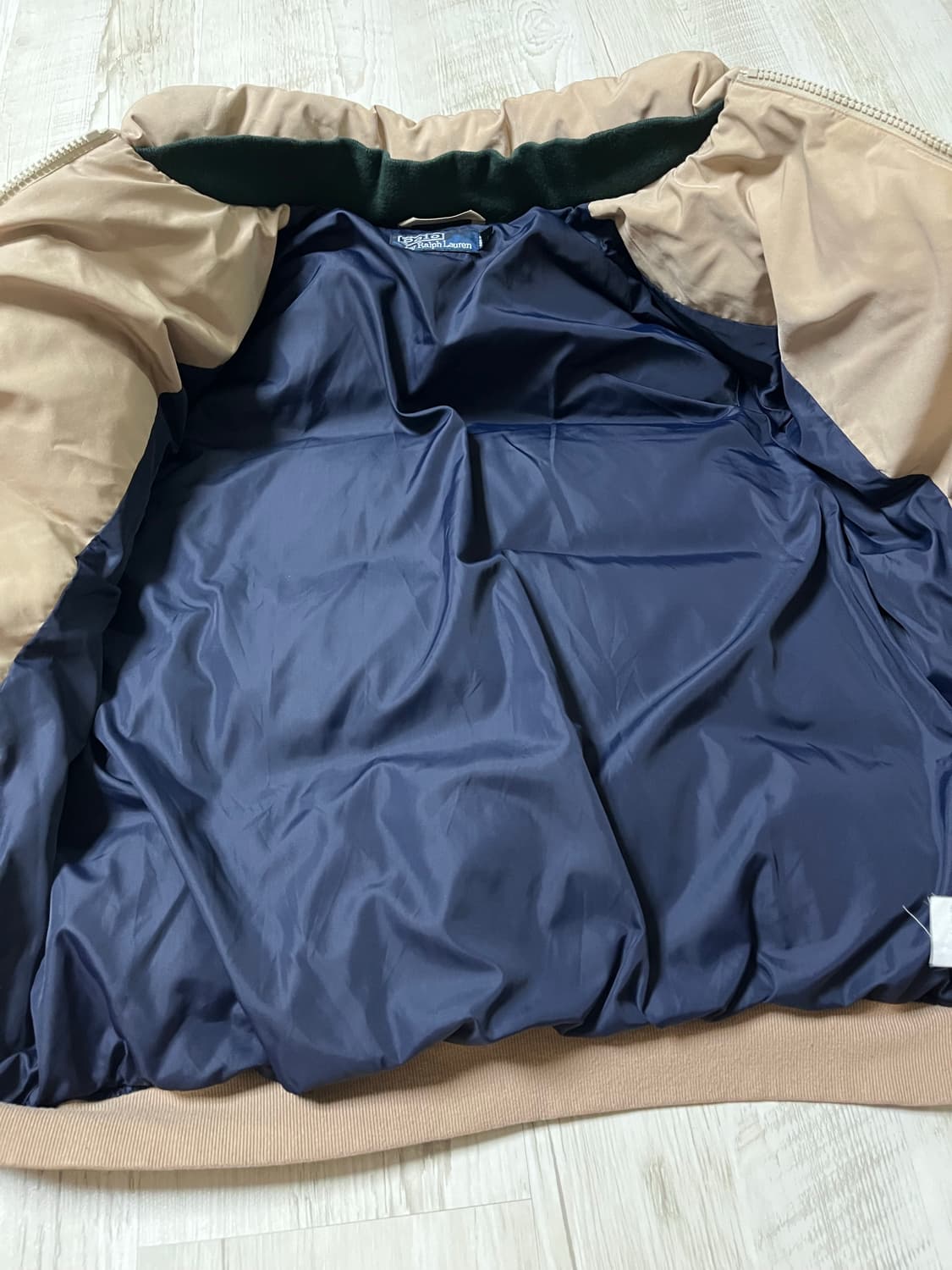 폴로 랄프로렌 다운 푸퍼자켓 베이지 패딩 상품이미지3