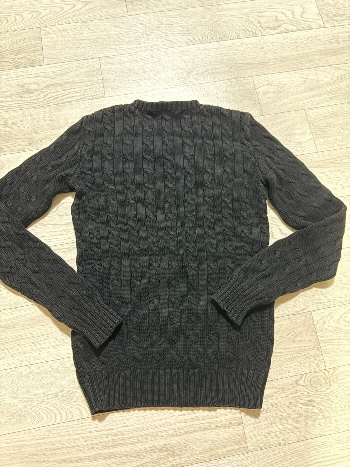 pink pony balck knit top 상품이미지4
