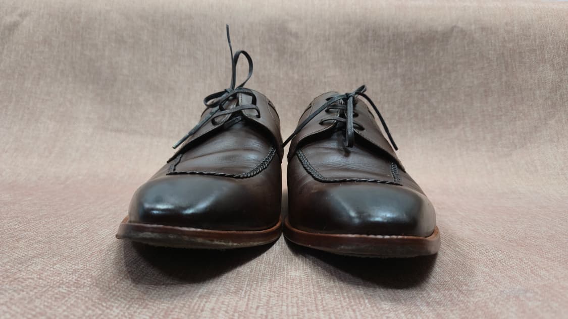 미소페 270mm- 브라운  남성용 가죽 정장 구두 상품이미지3