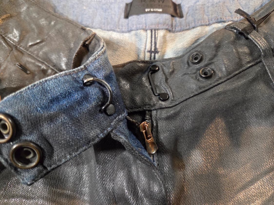 G-Star Raw 코팅 블랙 바지(W25/L32) 상품이미지4