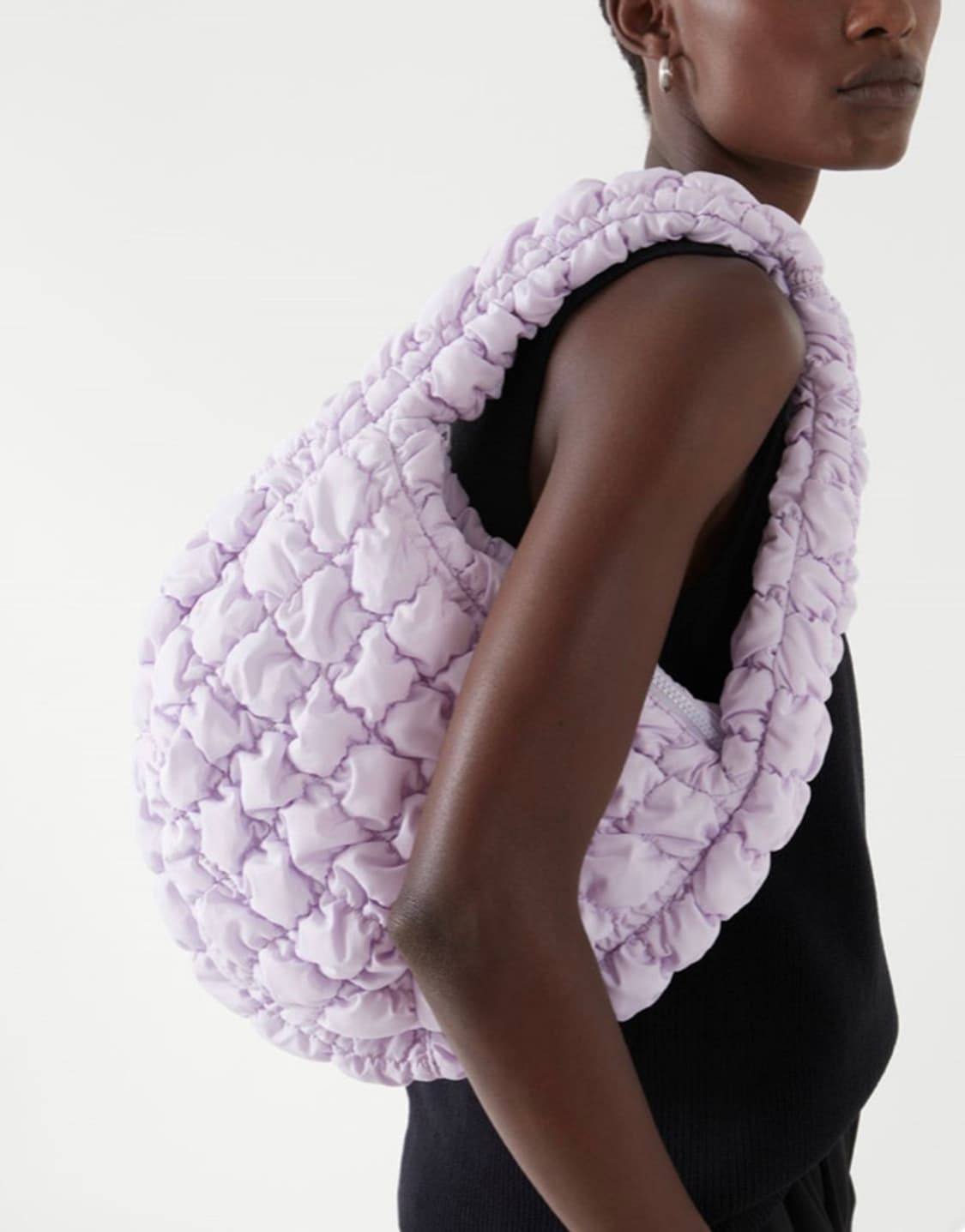 COS 코스 퀼티드 미니 백 구름백 라벤더 연보라 상품이미지1