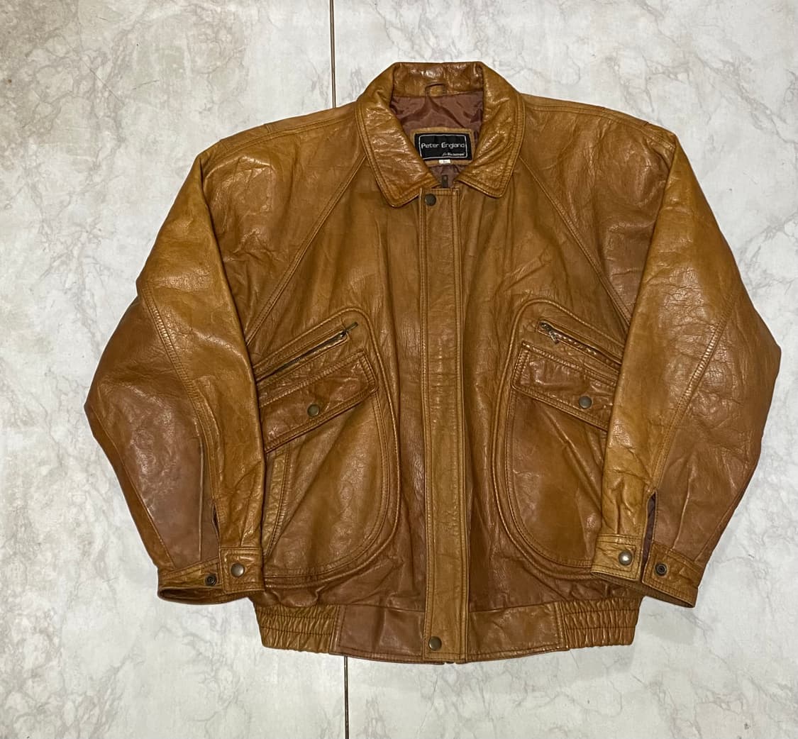 빈티지 가죽 자켓 사이즈 100 상품이미지1