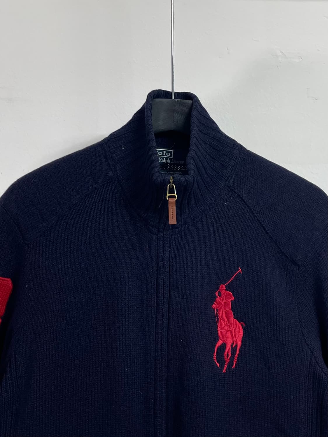 폴로 랄프로렌 빅포니 투웨이 니트집업(on.382) 상품이미지2