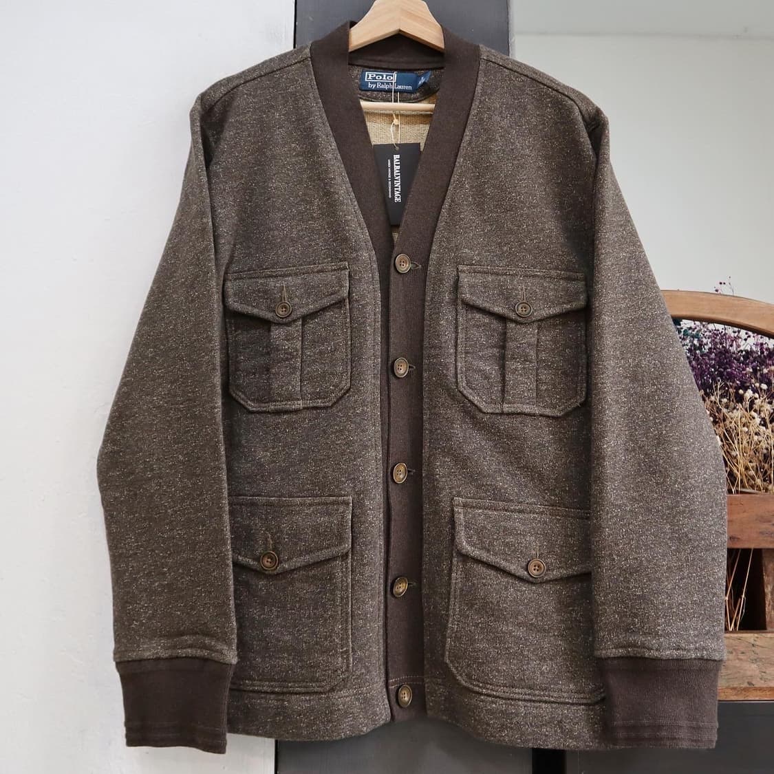 폴로 스웻 가디건 상품이미지1